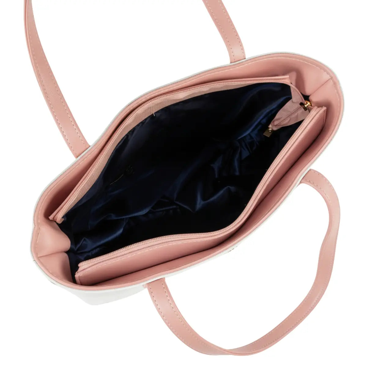 Premium Pink & White 3-in-1 Handbag Set BE-3PC-TB-001