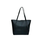 Premium Faux Leather Black Tote Bag BE-TB-004