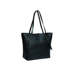 Premium Faux Leather Black Tote Bag BE-TB-004