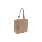 Premium Faux Leather Beige Tote Bag BE-TB-004