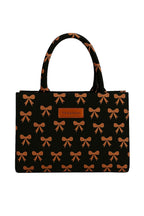 Trendy Black & Brown Printed Canvas Tote Bag BE-CB-005